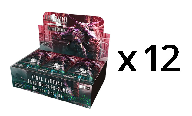 Final Fantasy TCG - Beyond Destiny Booster Box MASTER CASE (12 Boxes)